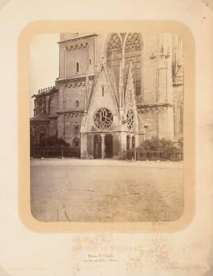 Dom, Magdeburg: Ansicht der Paradieshalle an der Nordseite des Domes