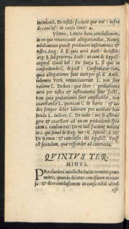 Quintus Terminus.