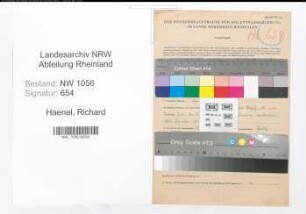 Entnazifizierung Richard Haenel , geb. 30.05.1913 (Arbeiter)