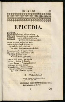 33-52, Epicedia.