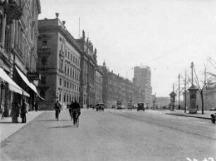 Leipzig: Hauptpost-Hochhaus v. Georgiring aus