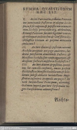 Summa Quaestionum Haec Est