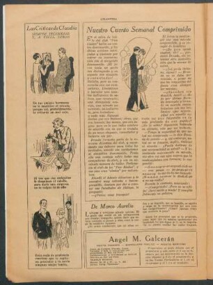Las críticas de Claudia : Siempre ingeniosas y, a veces, sabias.