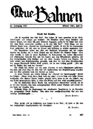 Trost bei Raabe