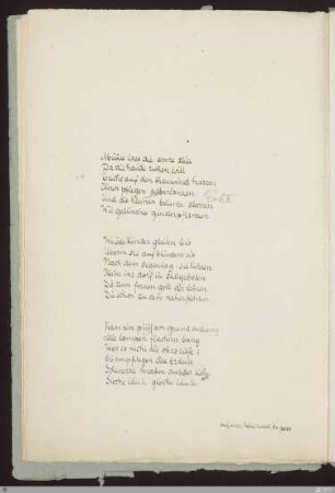 Mühle lass die arme still : [SW II: H12(Pilgerfahrten)]; [SW II, S. 34/110-111]