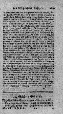 Verzeichniß einer Sammlung von Bildnissen, größtentheils berühmter Aerzte.