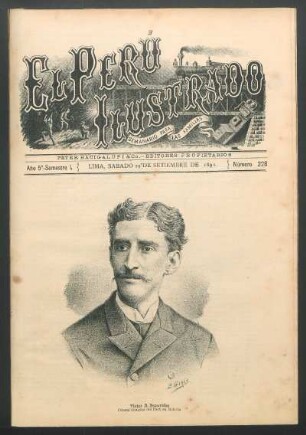 [Retrato de] Víctor R. Benavides : Cónsul General del Perú en Bolivia