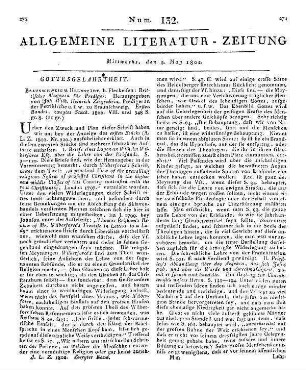 Britisches Magazin für Prediger. Bd. 1, St. 2. Hrsg. v. J. W. H. Ziegenbein. Braunschweig, Helmstedt: Fleckeisen 1800