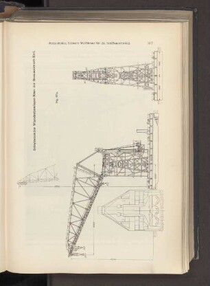 Schwimmender Wippdrehausleger-Kran der Germaniawerft-Kiel.