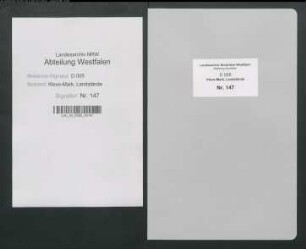 Steuer-Anschlag für Kleve-Mark