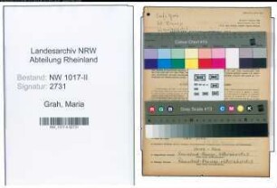 Entnazifizierung Maria Grah , geb. 27.06.1904 (Geschaeftsinhaberin)
