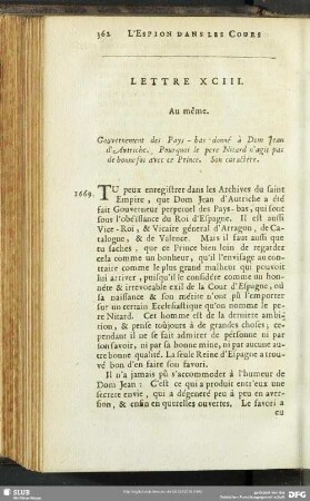 Lettre XCIII. Au même