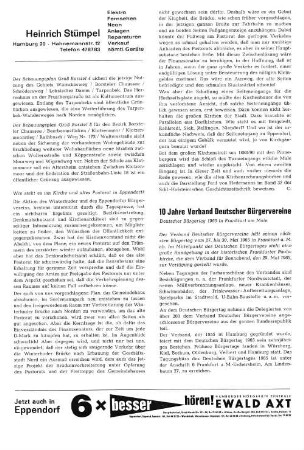 10 Jahre Verband Deutscher Bürgervereine