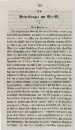124-132 Bemerkungen zur Genesis : Fortsetzung