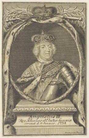 Bildnis des Augustus III. Rex Polonia