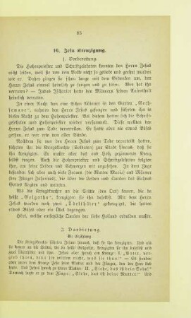 16. Jesu Kreuzigung