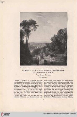 24: Lenbach als Kopist und Kunstberater des Grafen Schack, [2]