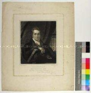 Porträt des englischen Biografen Thomas Frognall Dibdin
