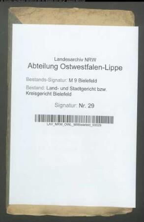 Posener, Joachim, Lehrer, Bielefeld. Ihing, Helene, Bielefeld