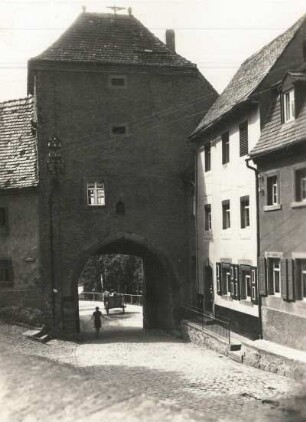 Geithain, Untertor : Untertor an der Kantorgasse
