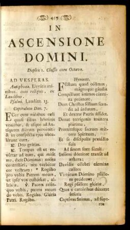In Ascensione Domini