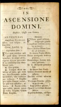 In Ascensione Domini