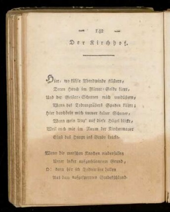 Der Kirchhof.