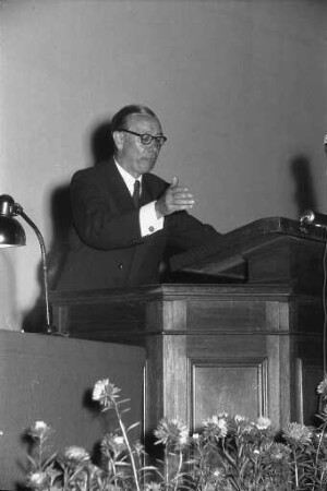 Eröffnung der Therapiewoche 1952.