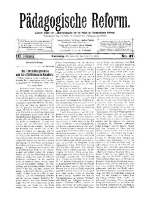 Die Fortbildungsschule und ihre Einführung in Hamburg : (Fortsetzung folgt)