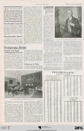 Nr. 26/27 (4. Juli 1937), S. 4: Preisberichte