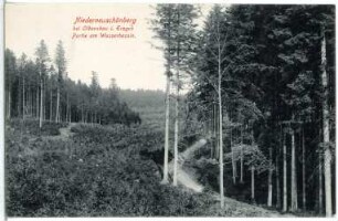 Olbernhau. Am Wasserbassin Niederneuschönberg
