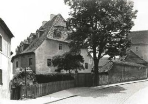 Meißen, Freiheit 6. Domherrenhof (Umbau wohl 1780). Ansicht von Nordwesetn