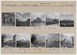 Straßenansicht Suhler Straße, Umgebung. Berlin, Hellersdorf, Suhler Straße/Cottbuser Straße
