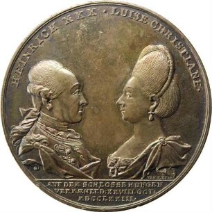 Graf Heinrich XXX. - Vermählung mit Pfalzgräfin Luise Christiane von Birkenfeld-Gelnhausen