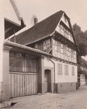 Hofanlage. Fachwerk