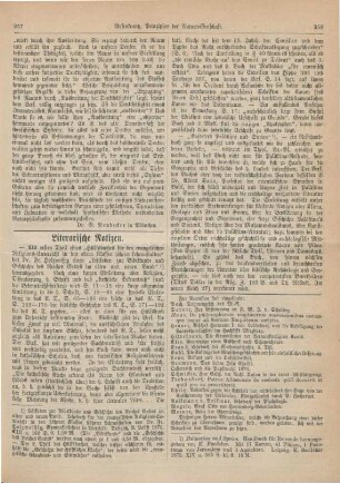 357-360 Literarische Notizen