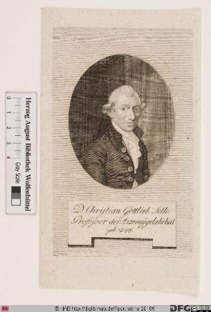 Bildnis Christian Gottlieb Selle