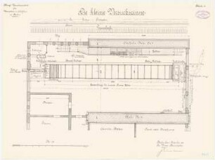 Versuchsanstalt für Wasserbau und Schiffbau, Berlin: Kleine Versuchsrinne: Grundriss Rohrplan 1:50