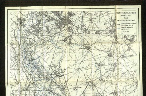 Die Osterschlacht bei Arras 1917. Teil I. Zwischen Lens und Scarpe.