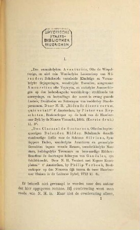 Dr. Nicolaas Heinsius, junior : Eene studie over den Hollandschen schelmenroman der zeventiende eeuw. Door Jan ten Brink