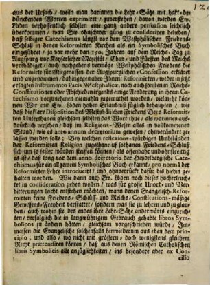 Copia-Schreibens von des Herrn Land-Graffen zu Hessen-Cassel Hoch-Fürstlichen Durchleucht an Ihre Churfürstliche Durchleucht zu Pfaltz. Die 80ste Frage im Reformirten Catechismo betreffend [et]c.