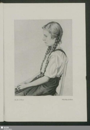 Erich Ockert. Mädchenbildnis