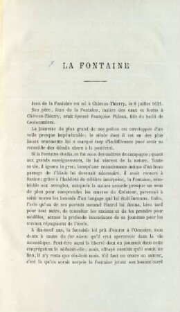 La Fontaine