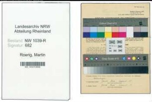 Entnazifizierung Martin Roerig , geb. 04.04.1892 (Aushilfsangestellter)