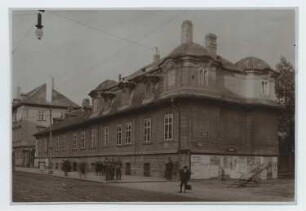 unbekanntes Wohnhaus auf der Kleinseite (?), Prag: Ansicht