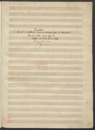 Seine heureuse réjouis toi; V (4), Coro, orch; D-Dur
