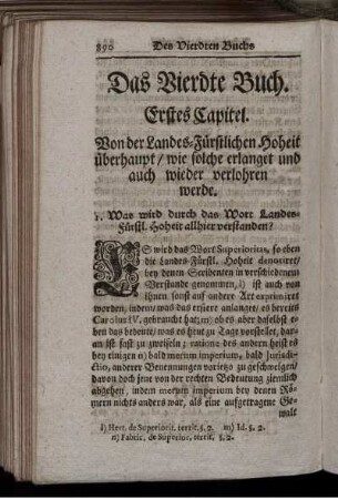 Erstes Capitel - Das Vierdte Capitel.