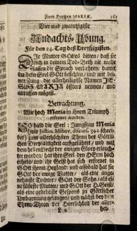 161-173, Vier und zwaintzigiste Andachts-Ubung. Fünff und zwantzigste Andachts-Ubung. Sechs und zwantzigste Andachts-Ubung.