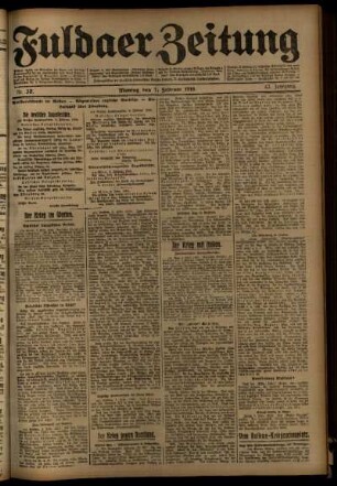 Ausgabe vom Montag, den 07. Februar 1916.