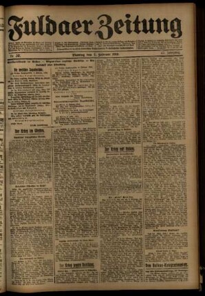 Ausgabe vom Montag, den 07. Februar 1916.
